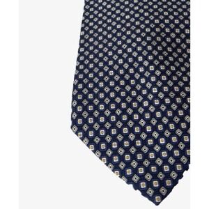 VTG LRL Lauren Ralph Lauren Geometric Mens Tie 57" Navy Diamond Heritage Preppy